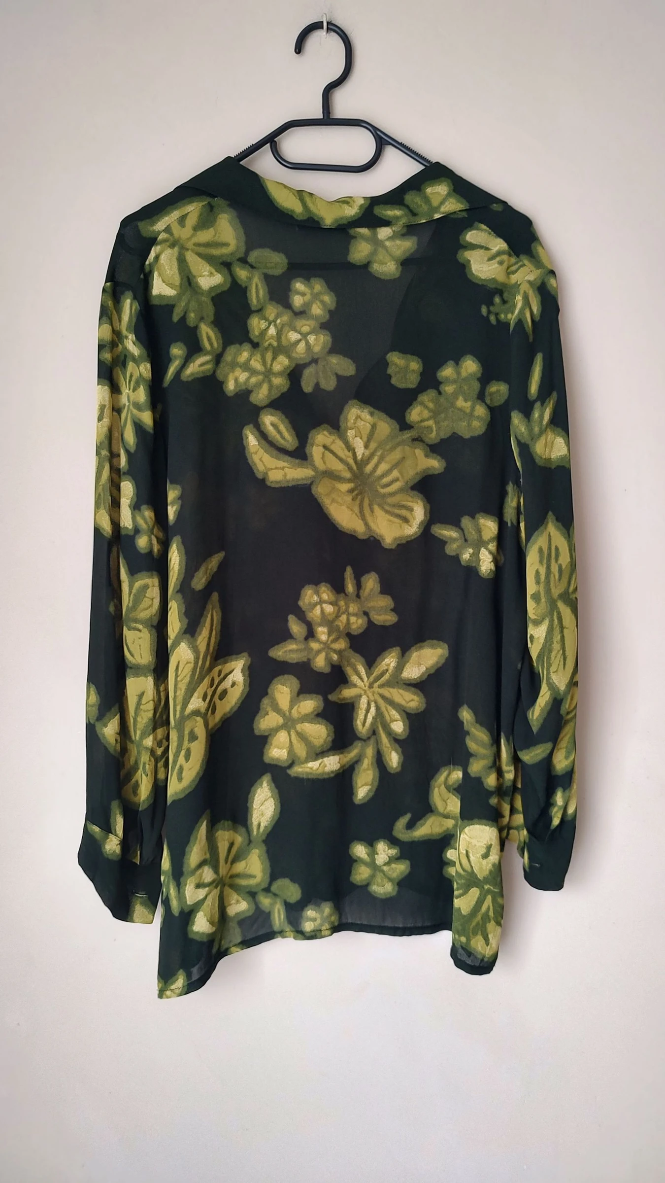 Blusa fluida con motivo floral verde - Talla única - Renatto Bene – photo 3